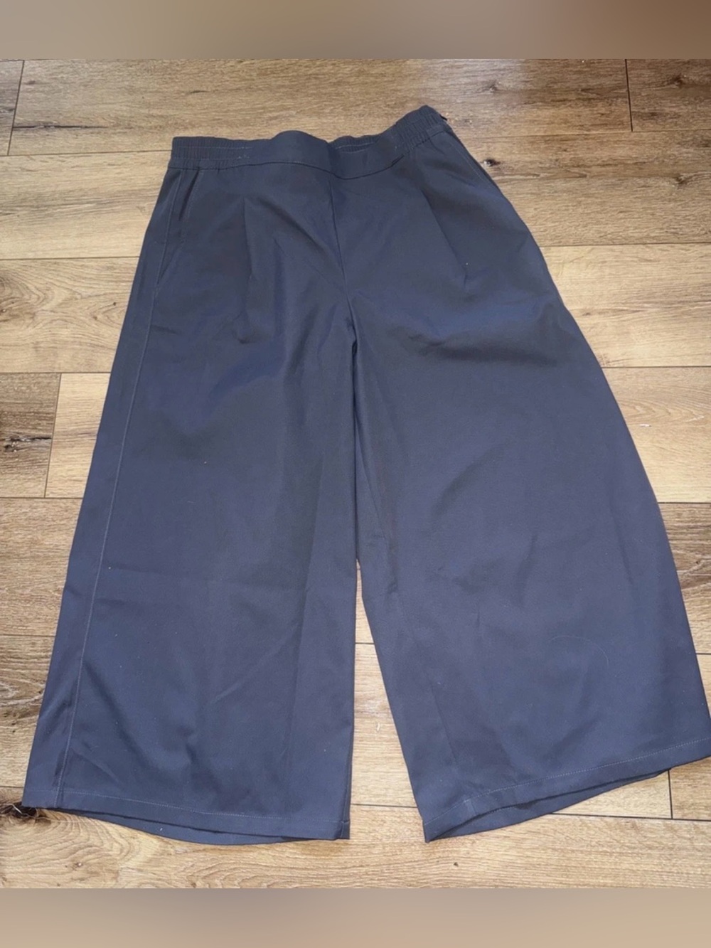The North Face Pants
Womens 16 Grey Standard Wide Leg Flare Pleated Cropped NEW